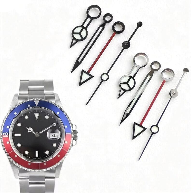 Watch Parts GMT 3185 Movement Luminous Watch Hands for 16710 16713 16700 Movement Hand