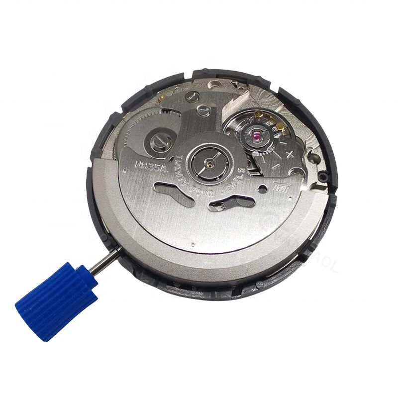 Japan Genuine NH35 Automatic Mechanical Movement RLX Font White Date Wheel  24 Jewels Mod Watch Replacement NH35A Date at 3:00