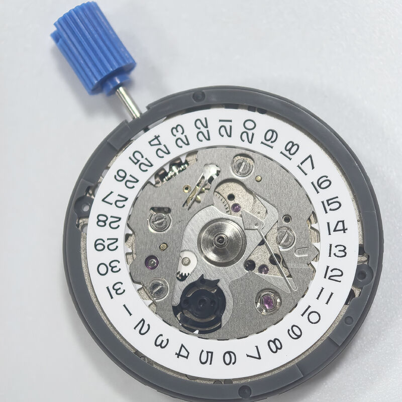 Japan Genuine NH35 Automatic Mechanical Movement RLX Font White Date Wheel  24 Jewels Mod Watch Replacement NH35A Date at 3:00