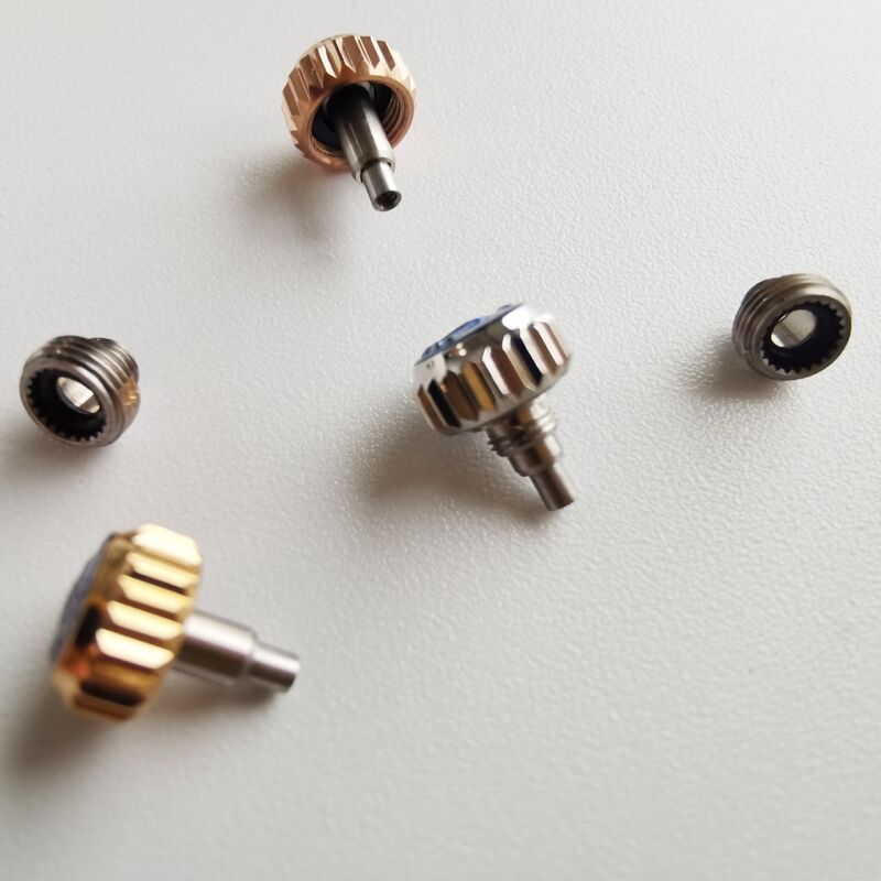 5.3mm Watch Crowns for RLX Ladies Watch 79174 68274 68273, Stainless Steel, Yellow Gold Watch Parts, Watch Accessories