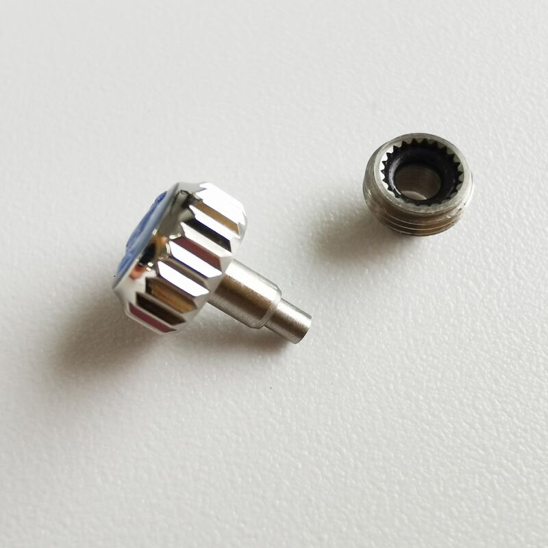 5.3mm Watch Crowns for RLX Ladies Watch 79174 68274 68273, Stainless Steel, Yellow Gold Watch Parts, Watch Accessories