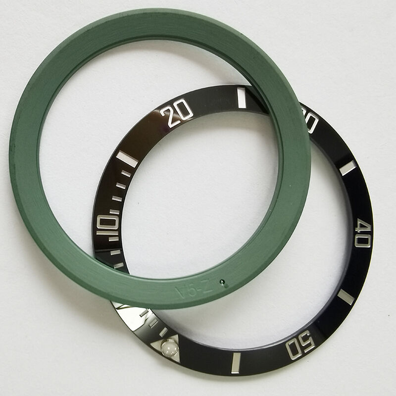 Titanium Silvery Color Word Ceramic 38.5mm Bezel for SUB 41mm 126610 126613 Automatic Watch