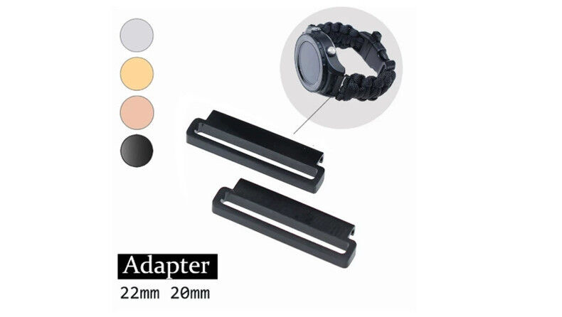 2pc Watch Band Adapter for Samsung Smart Watch 18mm 20mm 22mm Stainless Steel Watch Strap Adapter Connector
