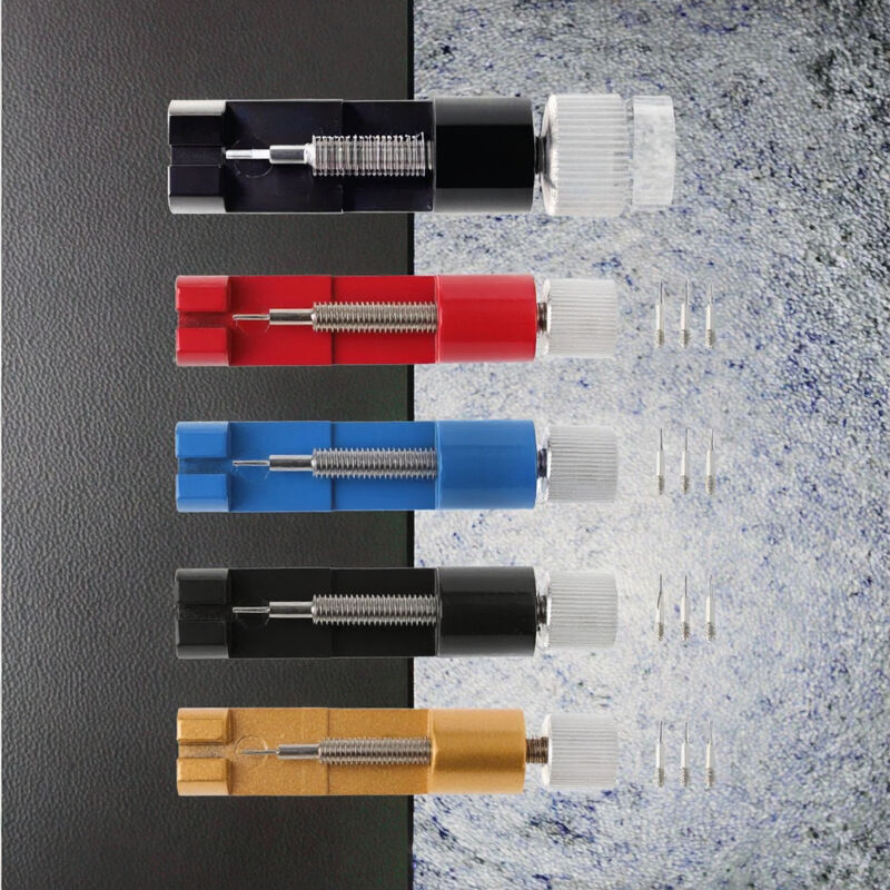 Stainless Steel Watch Repair Tool Kit Metal Case Opener Adjuster Pins Bracelet Link Watch Strap Band Remover Set