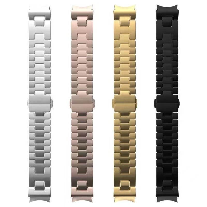 20mm Stainless Steel Strap for Samsung Galaxy Watch 6 Classic Metal Adjustable Luxury Quick Release Watch Band
