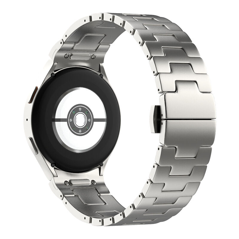 20mm Stainless Steel Strap for Samsung Galaxy Watch 6 Classic Metal Adjustable Luxury Quick Release Watch Band