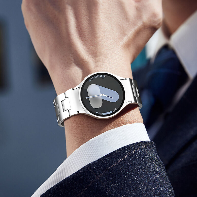 20mm Stainless Steel Strap for Samsung Galaxy Watch 6 Classic Metal Adjustable Luxury Quick Release Watch Band