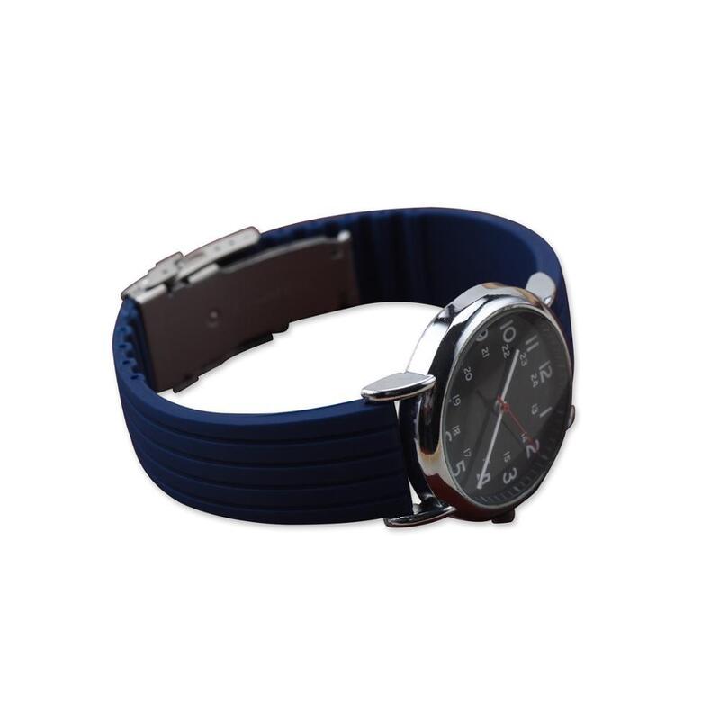Wholesale Silicone Rubber Watchband for Man&Woman 5 Colors Black Brown Orange Red Blue 18mm 20mm 22mm Watch Band Stock