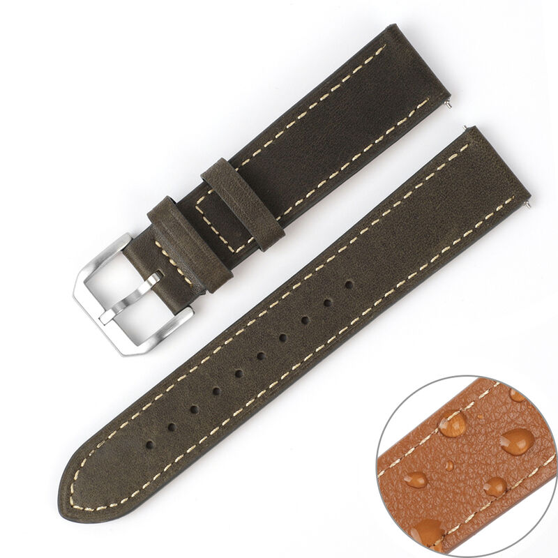 Quick Release Vintage Leather Watch Bands Genuine Watch Straps for Men Women Top Grain Leather Watch Strap Promotion