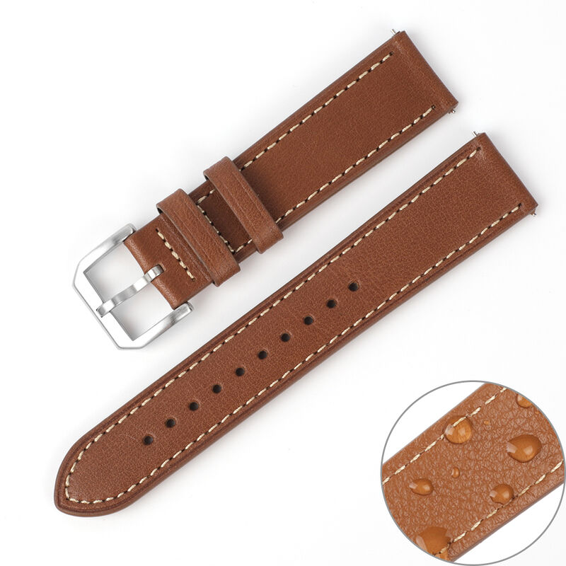 Quick Release Vintage Leather Watch Bands Genuine Watch Straps for Men Women Top Grain Leather Watch Strap Promotion