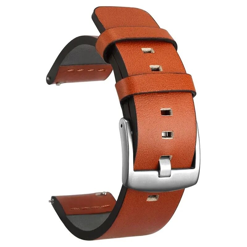 20mm 22mm Genuine Leather for Samsung Galaxy Watch 3 46mm 42mm Active 2 40 44 Gear S3 for Huawei Watch Correa Bracelet