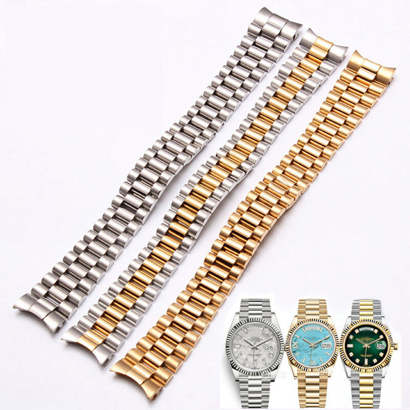 Replacement Role X Dayton-a Jubilee Stainless Steel Bracelet Role X Strap 20mm Stainless Steel Watch Bracelet Watch Straps Band