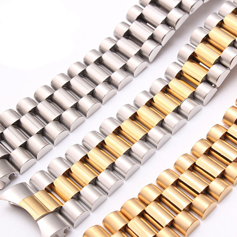 Replacement Role X Dayton-a Jubilee Stainless Steel Bracelet Role X Strap 20mm Stainless Steel Watch Bracelet Watch Straps Band