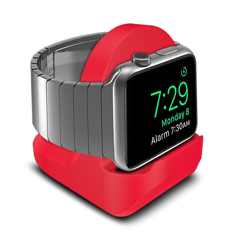 Silicone Watch Charger Stand Dock for Apple Iwatch 7/6/5/4/3/2/1 Watch Charger Dock