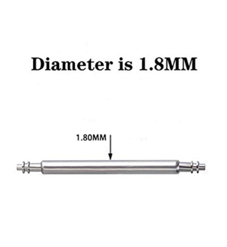1.5mm 1.8mm Smart Watch Band 316L Stainless Steel Heavy Duty Spring Bar Watch Pins
