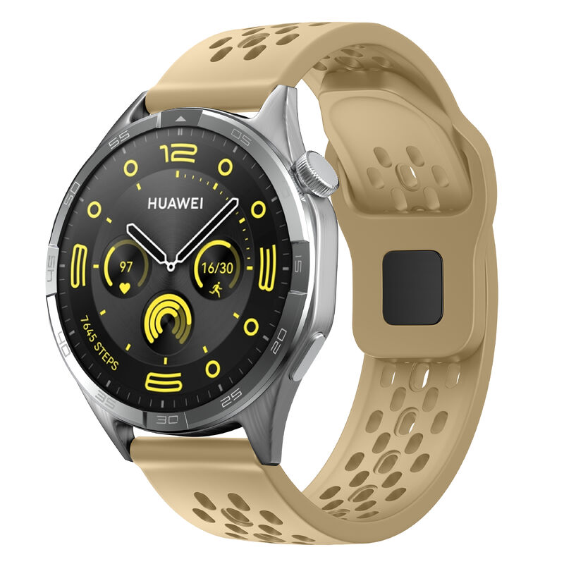22mm 20mm Silicone Watch Bands for Samsung Galaxy Watch 6 5 4 for Huawei GT4 3 GT2 Pro Custom Classic Sport Watch Strap