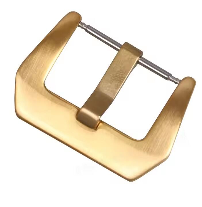 Gold Rose Metal Watch Buckle 18mm 20mm 22mm 24mm Men Watchband Strap Silver Black Brushed 316L Stainless Steel Clasp Accessories