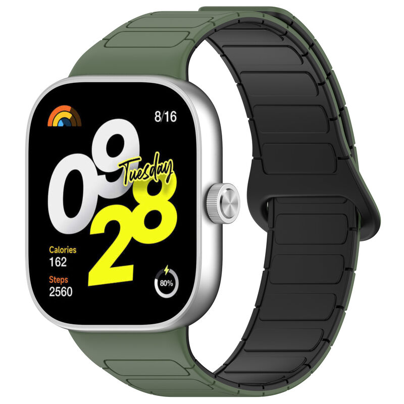 Fashion Magnetic Silicone Watch Band Bracelet for Xiaomi 9 Pro 8 Pro Sport Luxury Adjustable Wristband for Redmi Watch4 Strap
