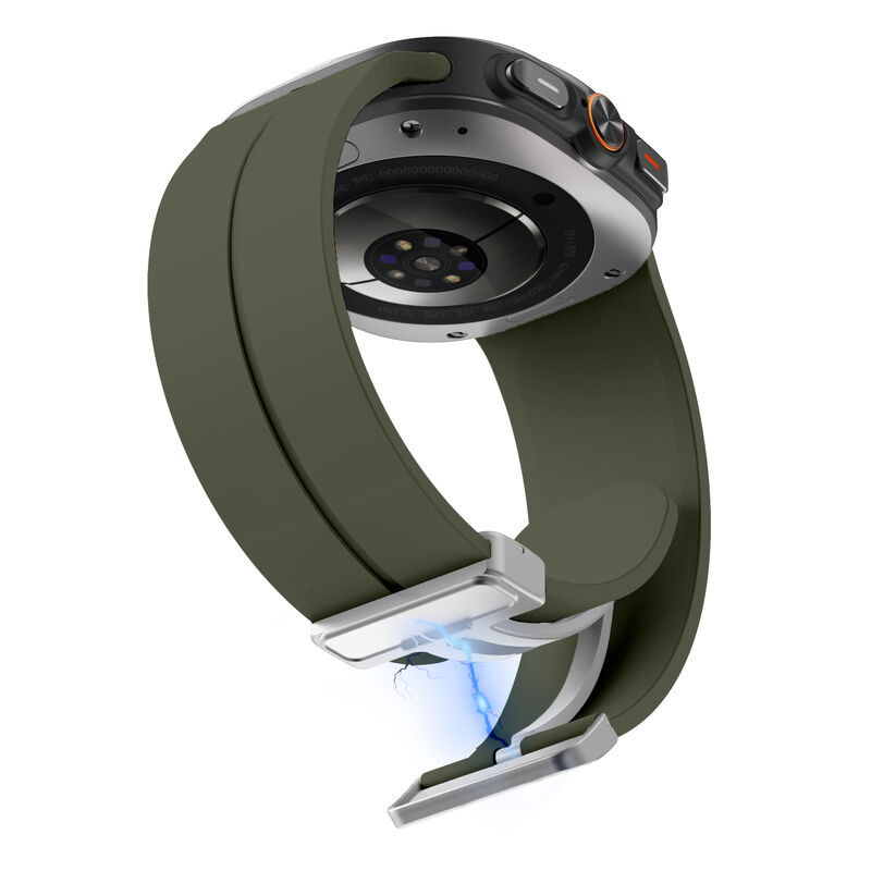 Wristband for Samsung Galaxy Watch Ultra Classic Straps Luxury Adjustable Soft Silicone Breathable Smart Watch Band Bracelet