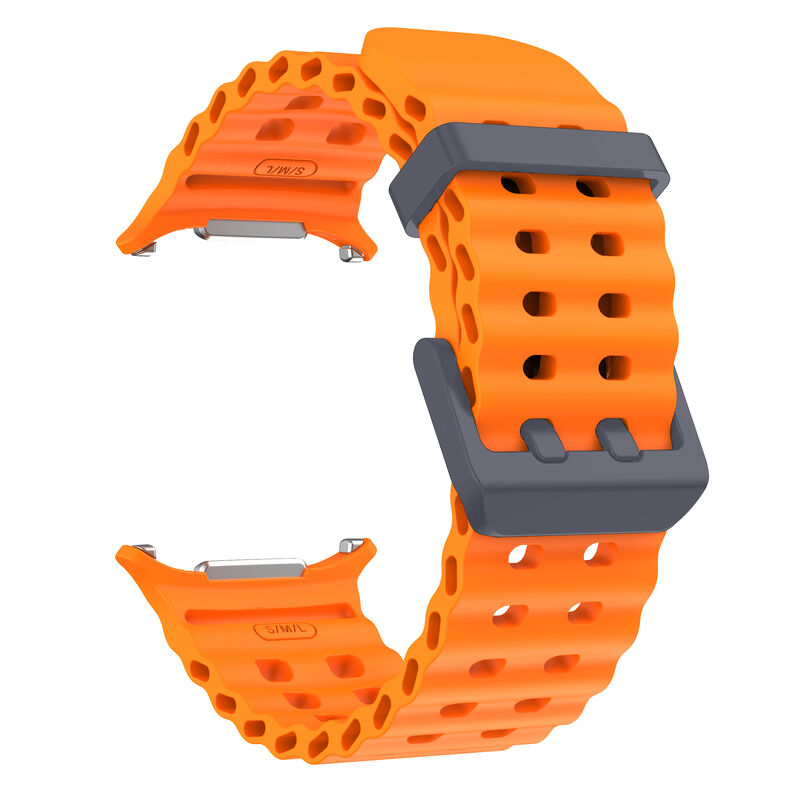 Breathable Wristband Silicone Straps for Samsung Galaxy Watch 7 ultra 47mm Soft Rubber Watch Bands Custom Watch 7 Ultra Bracelet