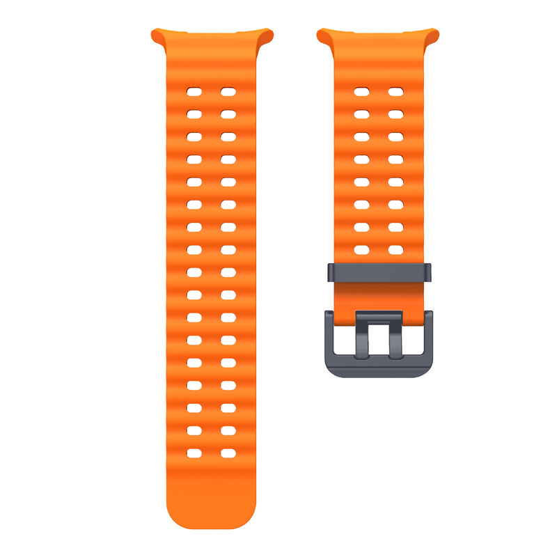 Breathable Wristband Silicone Straps for Samsung Galaxy Watch 7 ultra 47mm Soft Rubber Watch Bands Custom Watch 7 Ultra Bracelet