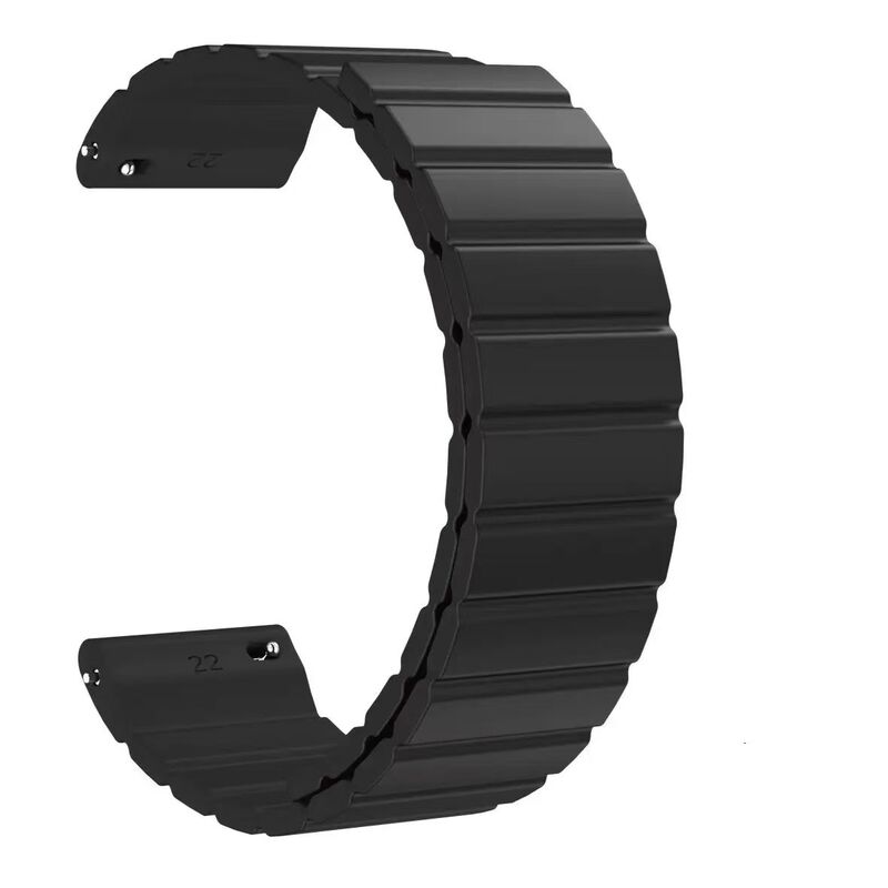 16 18 20 22 Luxury Strong Magnetic Silicone Two Color Rubber I Watch Bands 7/8/9/10 Ultra 2 42/44/45/49mm for Apple Watch Strap