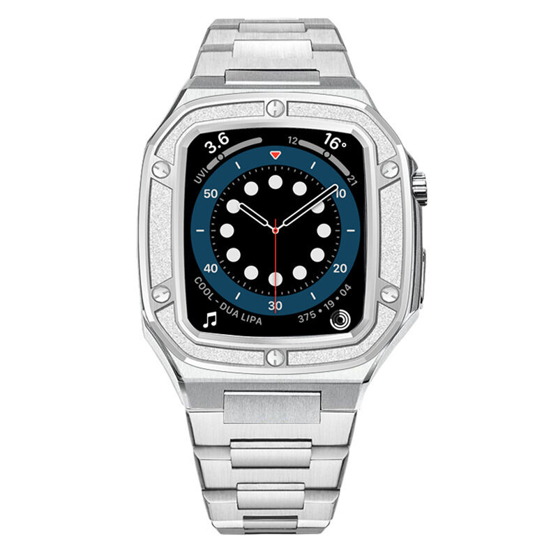 Stock 2021 High Quality Stainless Steel Gold Color OEM 44MM Smart Watch Case for Apple