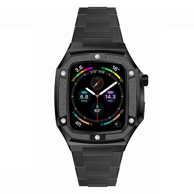 Stock 2021 High Quality Stainless Steel Gold Color OEM 44MM Smart Watch Case for Apple