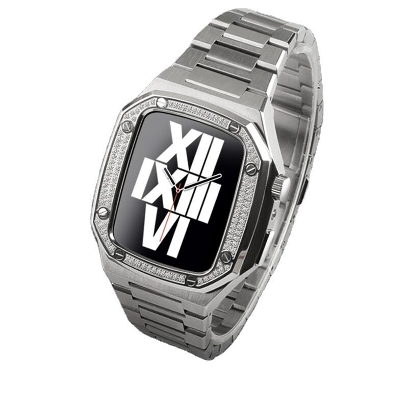 Stock Fashion OEM 44mm Stainless Steel No Smart Watch Case for Apple Iwatch Series