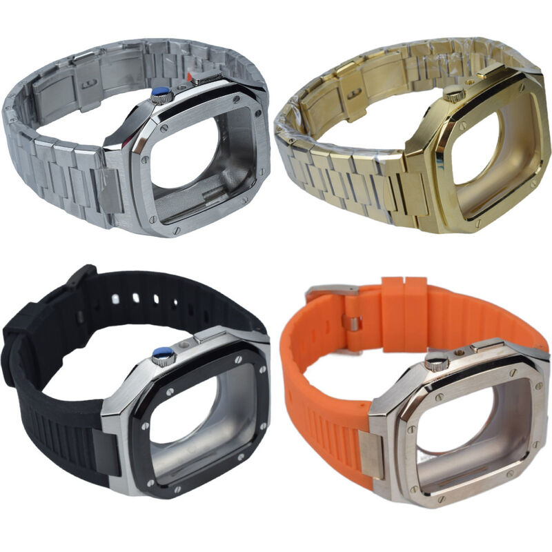 Stock Fashion OEM 44mm Stainless Steel No Smart Watch Case for Apple Iwatch Series