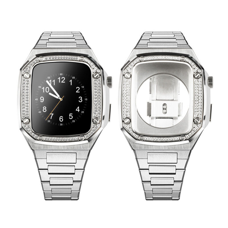 Stock Trendy Fashion Waterproof Luxury Brand Stainless Steel No Smart 44mm Watch Case for Apple Series 4/5/6 Iwatch