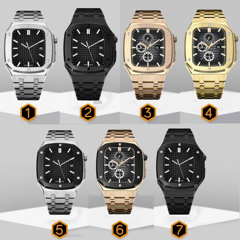 Stock Quick Shipping Fashion OEM 44mm Stainless Steel No Smart Watch Case for Apple Iwatch Series