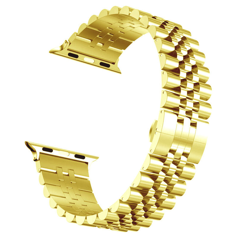 Custom LOGO Fantastic Watch Bands for Apple Watch Series Band Men Women Luxury Metal Stainless Steel Watch Strap Bracelet