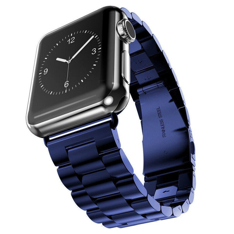 Custom Stainless Steel Watch Strap for apple Watch Band for IWatch Series 7/6/5 Belt Link Bracelet Metal Wrist Watch Band