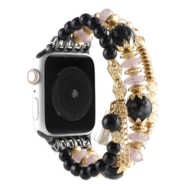 Custom Woman Luxury Jewelry Bracelet for Apple Iwatch Bands Bling Strap Charms Wristbands Fancy Style Watch Band His and Hers