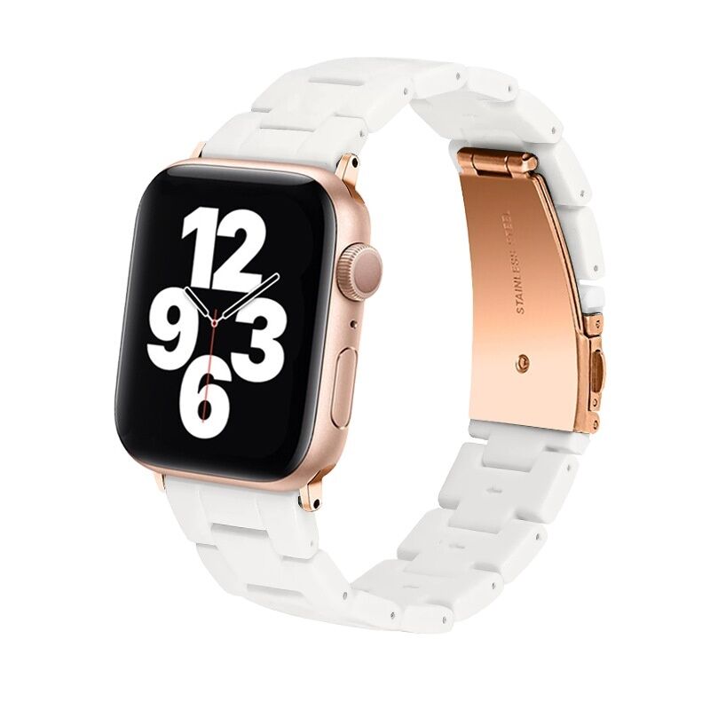 Stock Hot Selling Fashion Wristband Resin Watch Strap for Apple Watch Band and Case 44mm 40mm 38mm 42mm 41mm 45mm