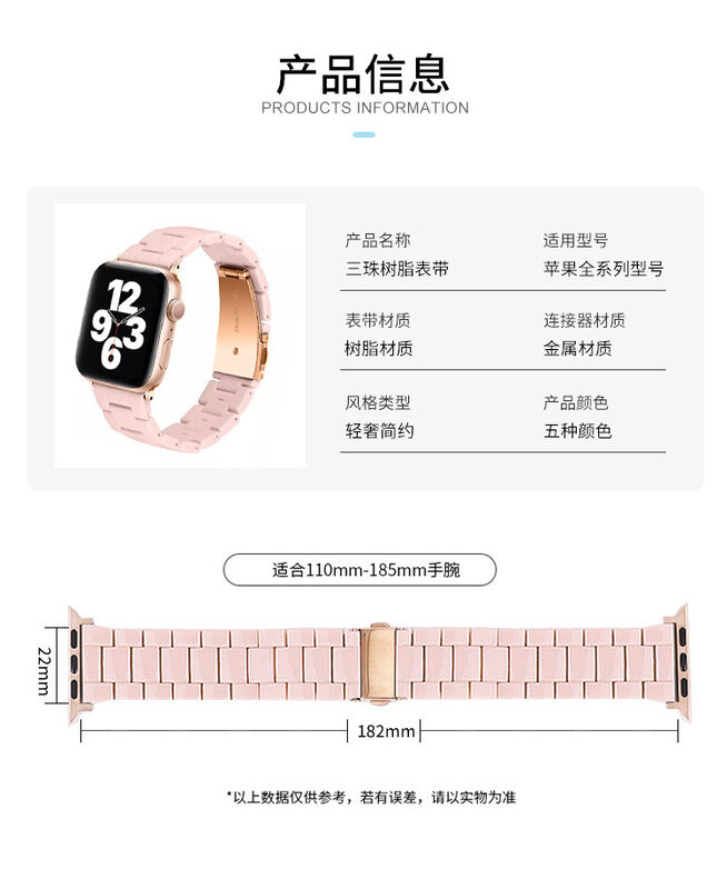 Stock Hot Selling Fashion Wristband Resin Watch Strap for Apple Watch Band and Case 44mm 40mm 38mm 42mm 41mm 45mm