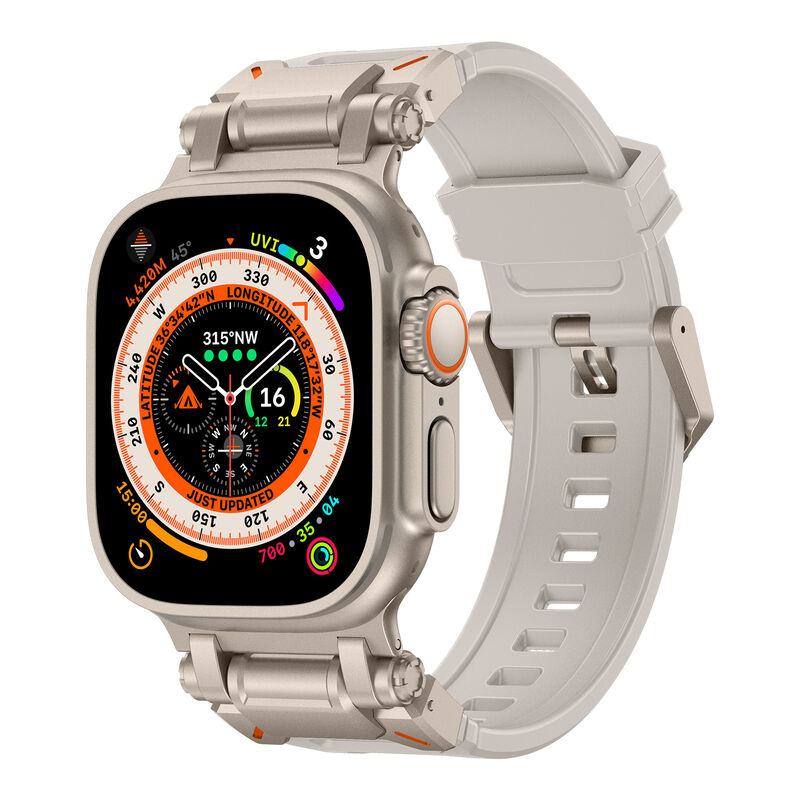 Titanium TPU Watch Band for IWatch 9 41mm 45mm Sport Replacement Watch Water Resistant TPU Band