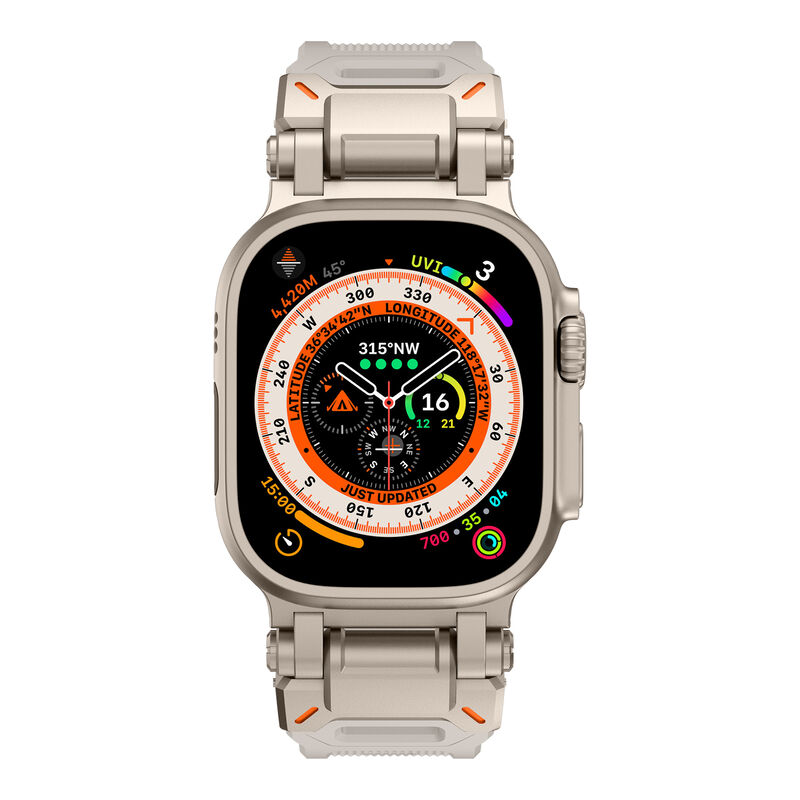 Titanium TPU Watch Band for IWatch 9 41mm 45mm Sport Replacement Watch Water Resistant TPU Band