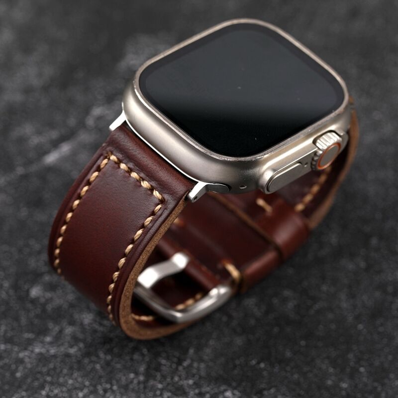 Handmade Quick Release Strap Genuine Vintage Replacement Wrap 18mm 20mm 22mm 24mm US Chromexcel Men Horween Leather Watch Bands