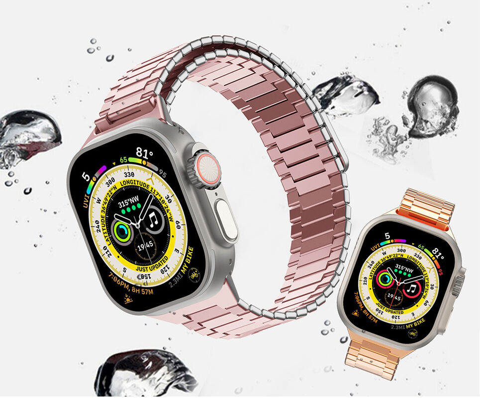 Luxury Magnetic Stainless Steel Watch Band Metal Wristband 38mm 42mm for apple Watch Strap Replacement Appl Watch Bracelet