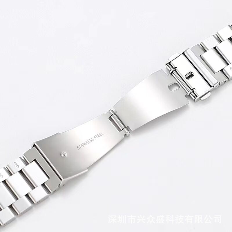 3 Links Metal Bracelet for IWatch Series 8 7 SE 6 5 4 Ultra Stainless Steel Band Strap for Apple Watch Band 49mm 40mm 44mm 41mm