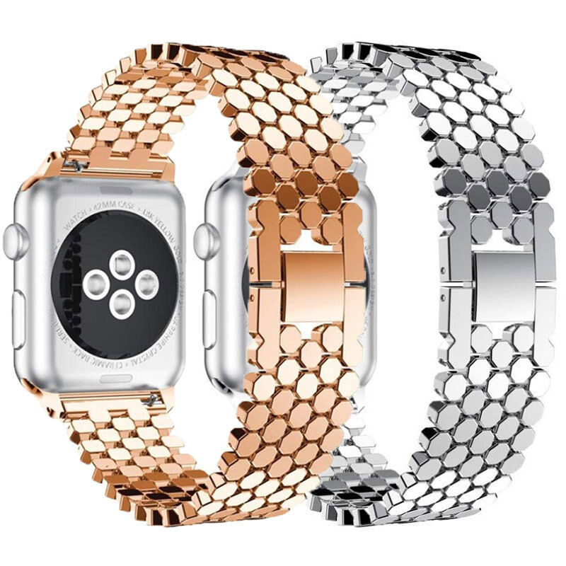 Jewelry Strap for Apple Watch Band 44mm 42mm 41mm 38mm 40mm Alloy Metal Watch Band for IWatch Serie 8 7 6 5 SE 4