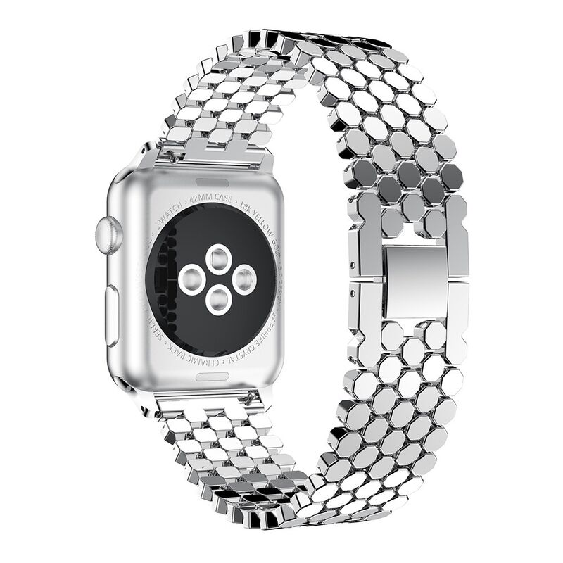 Jewelry Strap for Apple Watch Band 44mm 42mm 41mm 38mm 40mm Alloy Metal Watch Band for IWatch Serie 8 7 6 5 SE 4