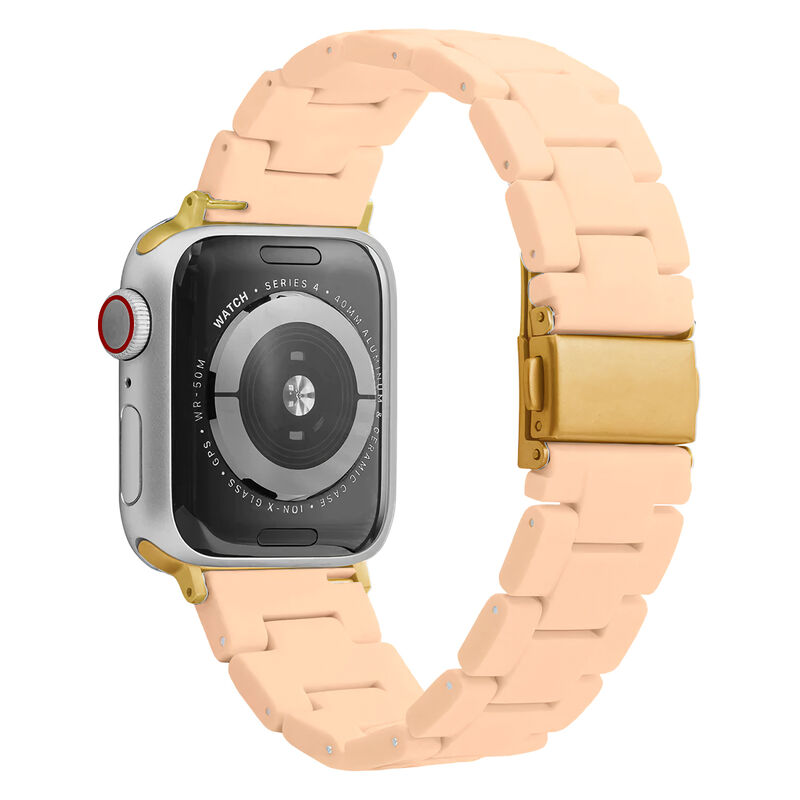Lightness Charm Resin Watch Band Metal Buckle for Appled Watch Strap Women Man 38mm 42mm Replacement Wristband