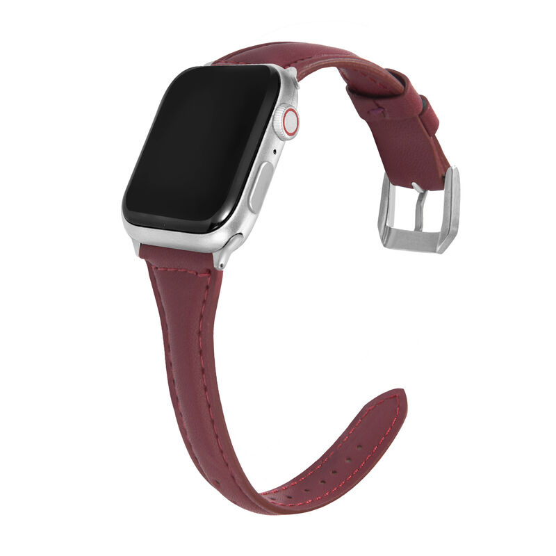 Factory Direct Sale 38mm 42mm Genuine Leather Strap for Apple Watch Band for IWatch 7 6 5 4 3 2 1 E Sports Wury Leatheatchband