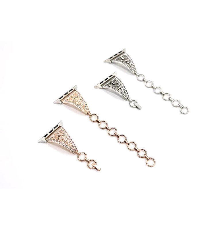 Luxury Bling Diamond Women Bracelet for Apple Watch Band Series 6 SE 5 4 3 Metal Strap for IWatch 40mm 44mm 38mm 42mm Chain Belt