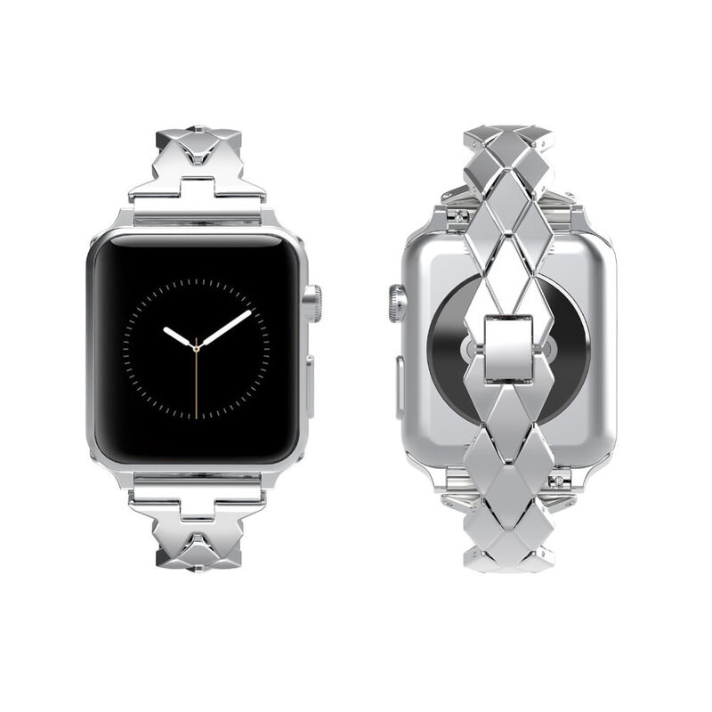 2023 Fashion Lady and Gentlemen Watch Strap Metal Diamond-shaped Personalized Bracelet Band Top Sell Watches Bands