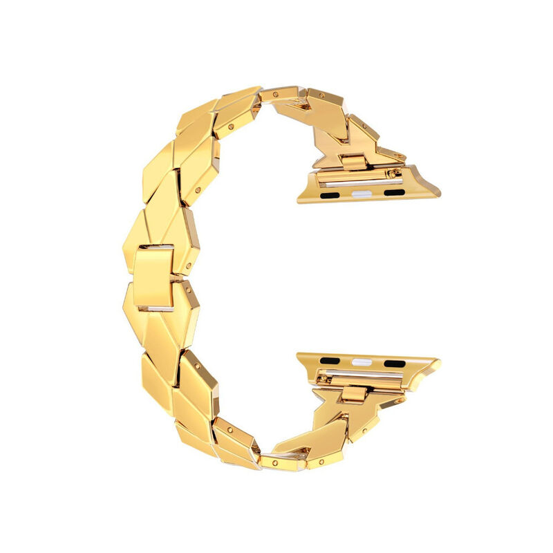 2023 Fashion Lady and Gentlemen Watch Strap Metal Diamond-shaped Personalized Bracelet Band Top Sell Watches Bands