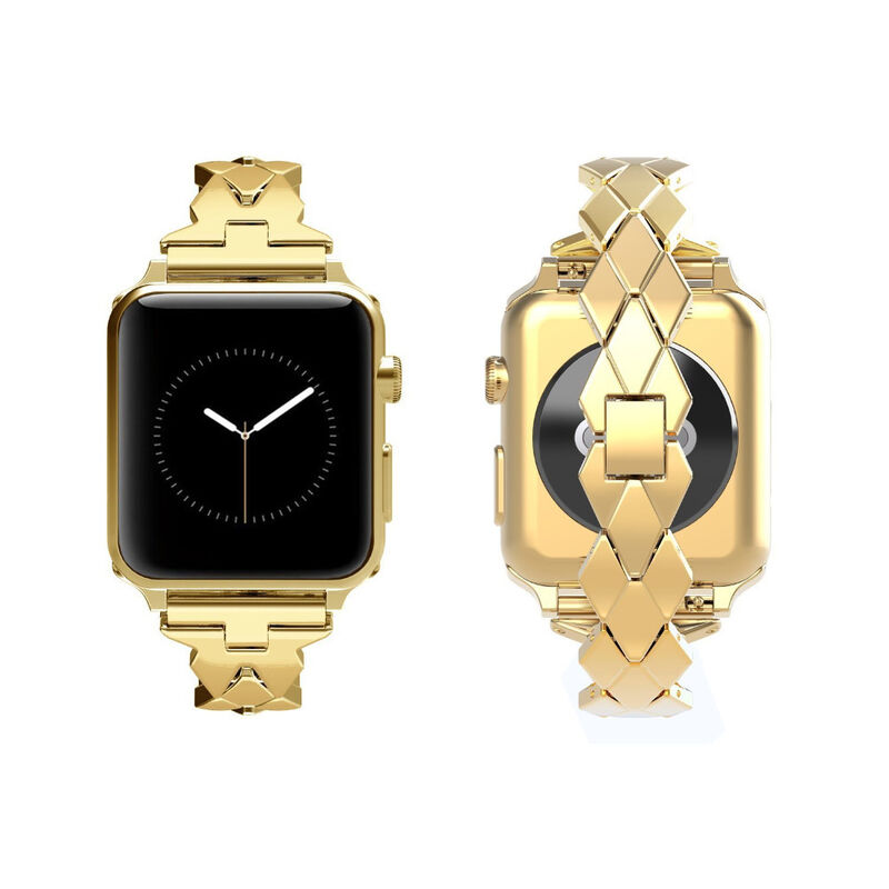 2023 Fashion Lady and Gentlemen Watch Strap Metal Diamond-shaped Personalized Bracelet Band Top Sell Watches Bands